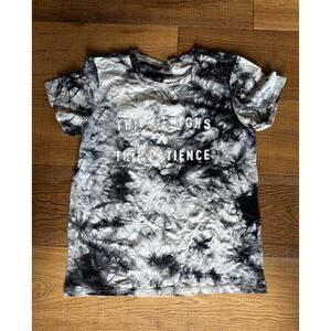 NWOT Women’s graphic tee Sz S Funny slogan Tie dye Novelty Casual Streetwear